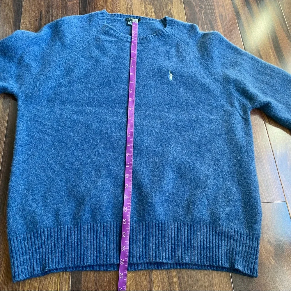 Y2K J. Crew 100% Lambswool Oarsman Medium Weight Crewneck Sweater